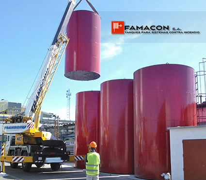 Tanques para sistemas contra incendio